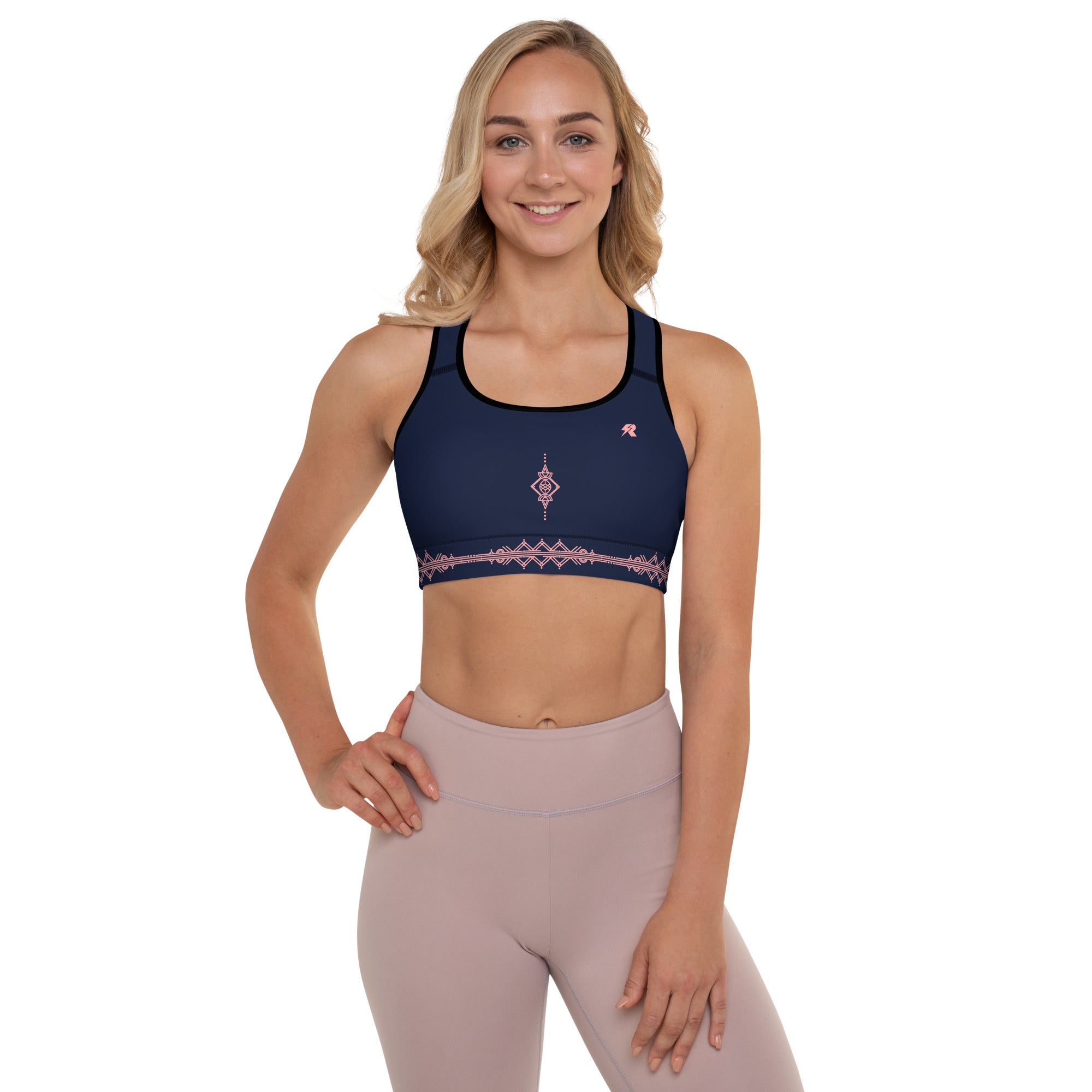 Be Boho Beautiful Navy Sports Bra